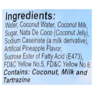 Kuii Coconut Milk Pineapple With Cream Of Coconut - 16.4 OZ - Image 4