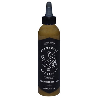 Heartbeat Hot Sauce Dill Pickle Serrano - 6 OZ - Image 2
