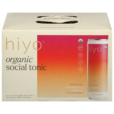 Hiyo Seltzer Strawberry Guava - 144 OZ - Image 2