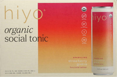 Hiyo Seltzer Strawberry Guava - 144 OZ - Image 5