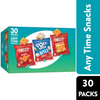 Cheez-It Original & Cheddar Jack Pop Tarts Bites Snacks Variety Pack - 33.4 Oz - Image 1