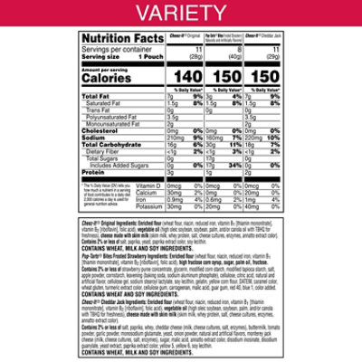 Cheez-It Original & Cheddar Jack Pop Tarts Bites Snacks Variety Pack - 33.4 Oz - Image 6