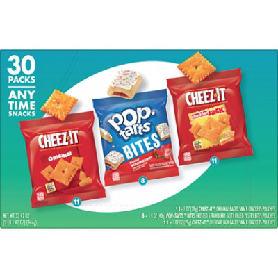 Cheez-It Original & Cheddar Jack Pop Tarts Bites Snacks Variety Pack - 33.4 Oz - Image 7