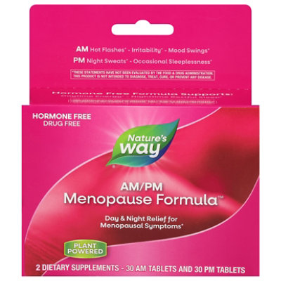 Natures Way Am Pm Menopause Formula - 60 CT - Image 1