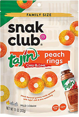 Tajin Peach Rings - 11 OZ - Image 1