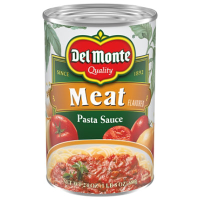 Del Monte Meat Flavored Pasta Sauce Can - 24 Oz - Image 2