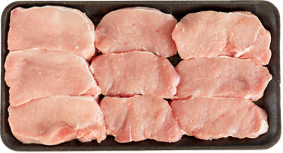 Pork Top Loin Chop Boneless Valu Pack - LB - Image 1