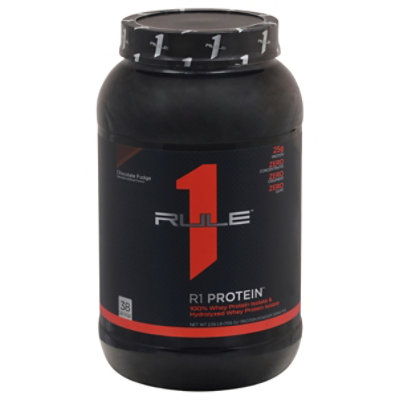 Rule 1 Protein Chocolate Fudge Whey Powder Drink - 2.01 Lbs - Image 3