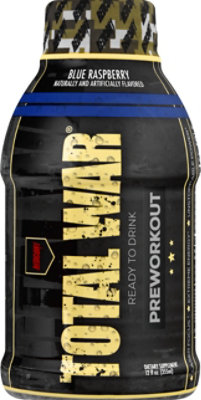 Total War Ready to Drink Blue Artic Berry Pre Workout Dietary Supplements - 12 Fl. Oz. - Image 2