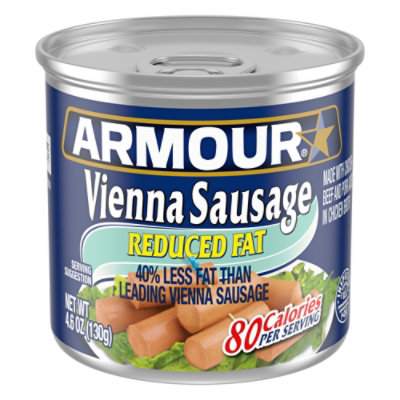 Armour Reduced Fat Vienna Sausage Can - 4.6 Oz - Image 1