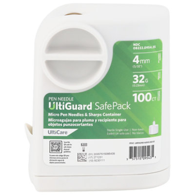Ulticare Pen Needles 6mm 32g - 100 CT - Image 1