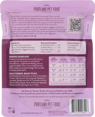 Portland Pet Food Company Dog Food Lamb Rice - 9 OZ - Image 4