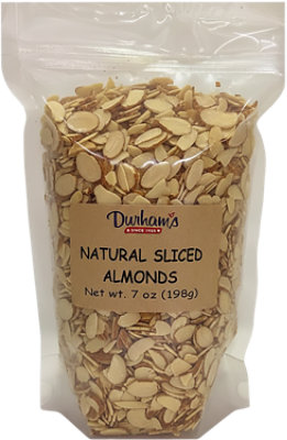 Durham Natural Sliced Almonds - 7 OZ - Image 1