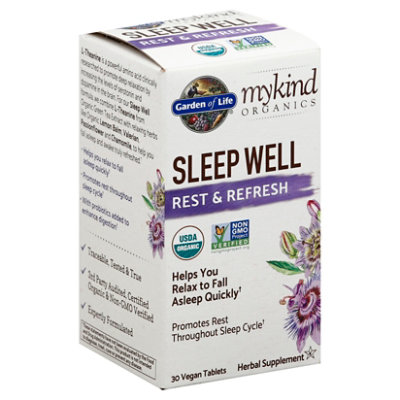 Garden Of Life Mykind Organics Sleep Well Rest & Refresh - 30 EA - Image 1