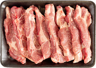 Pork Loin Country Style Rib Thin Valu Pack - LB - Image 1
