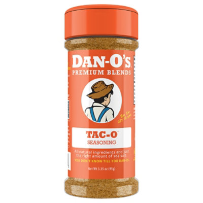 Dan O's Tac-O Taco Seasoning Bottle 3.35 Oz - 3.3 Oz - Image 1