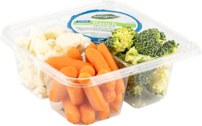 Readymeals Fresh Cut Broccoli & Cauliflower Tray With Dip 8 Oz - 8 OZ - Image 1