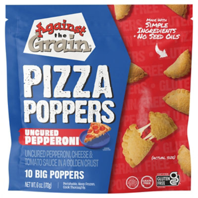 Against The Grain Frozen Uncured Pepperoni Pizza Poppers - 6 Oz - Image 1