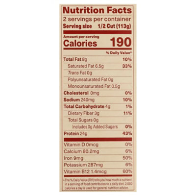 Chink Foods Meat Plant Based Slab - 8 OZ - Image 3