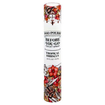 Poo-Pourri Before You Go Tropical Hibiscus Toilet Spray - 10 Ml - Image 1
