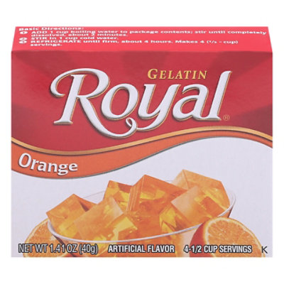 Royal Orange Gelatin Box - 1.41 Oz - Image 3