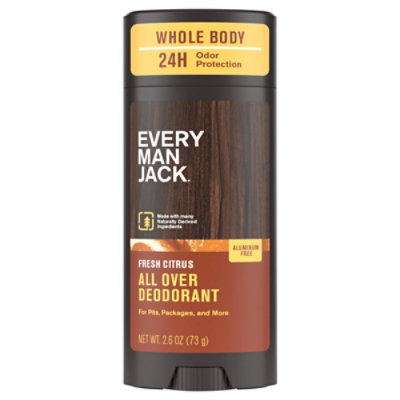 Every Man Jack Stick Deodorant Fresh Citrus - 2.6 OZ - Image 2