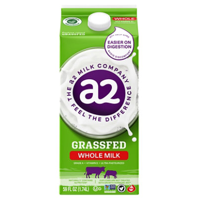 The A2 Milk Company 2% Reduced Fat Grass Fed Whole Milk - 59 Oz - Image 2