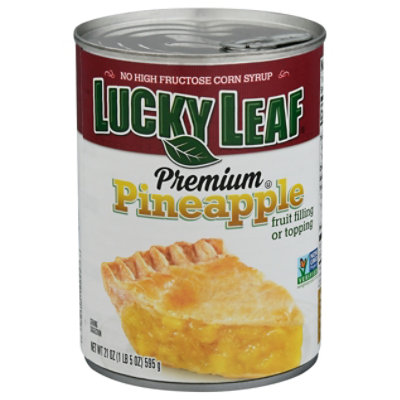 Lucky Leaf Premium Pineapple Fruit Filling Or Topping - 21 Oz