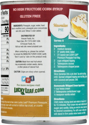 Lucky Leaf Premium Pineapple Fruit Filling Or Topping - 21 Oz - Image 6