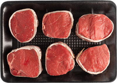 Choice Beef Petite Sirloin Steak Bacon Valu Pack - LB - Image 1