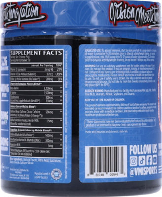 VMI Pre-Workout Supplement - 210 Gram - Image 4