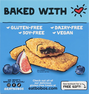 Bobos Oat Bars Bar Blueberry Fig - 7.5 OZ - Image 5