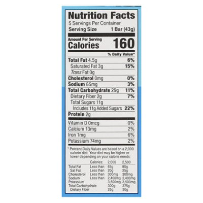 Bobos Oat Bars Bar Blueberry Fig - 7.5 OZ - Image 3