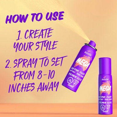 Aussie Hair Spary Mega - 1.5 OZ - Image 3