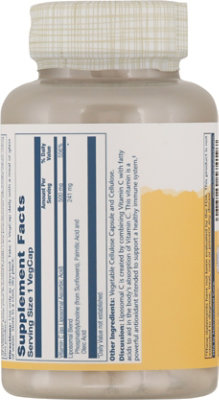 Solaray Liposomal Vit C - 100 CT - Image 5