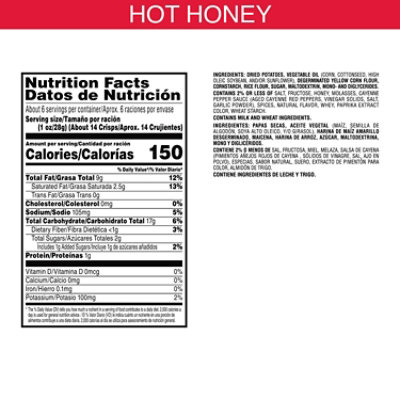 Pringles Hot Honey Potato Crisp Chips - 5.5 Oz - Image 2