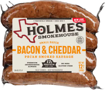 Holmes Links Bacon Cheddar Sausage - 12 OZ - Image 1