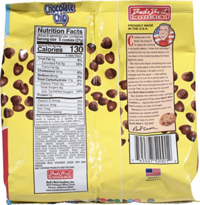 Bud's Best Chocolate Chip Bite Size Cookies - 6 Oz - Image 5