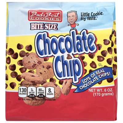 Bud's Best Chocolate Chip Bite Size Cookies - 6 Oz - Image 1