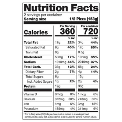 Milton's Frozen Meat Lover's Trio Cauliflower Crust Pizza - 10.8 Oz - Image 3