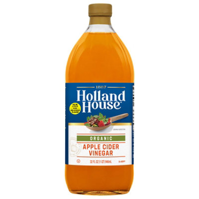 Holland House Organic  Apple Cider Vinegar - 32 Oz - Image 1