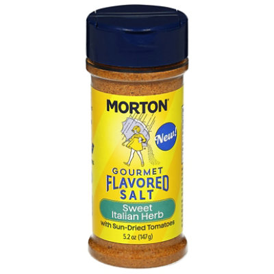 Morton Gourmet Flavored Sweet Italian Herb Salt - 5.2 Oz - Image 1