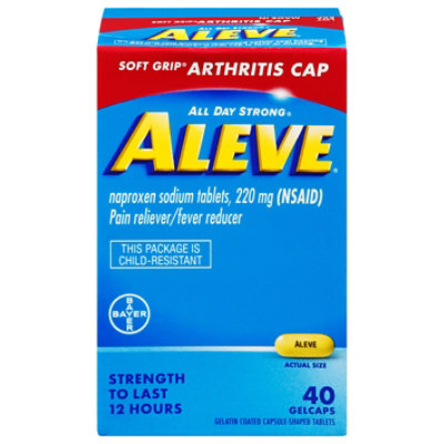 Aleve Arthritis Gelcaps 40ct - 40 CT - Image 3