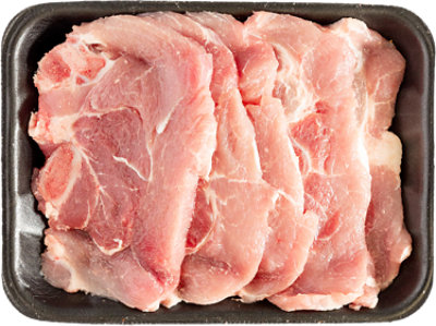 Pork Sirloin Chop Thin Bone In - LB - Image 1