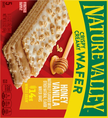 Nature Valley Crispy Creamy Wafer Bar Honey Vanilla - 5 Count - Image 5