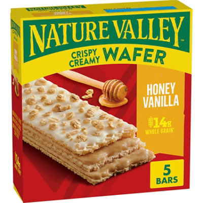 Nature Valley Crispy Creamy Wafer Bar Honey Vanilla - 5 Count - Image 2