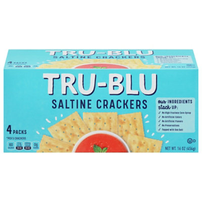 Tru-Blu Saltines Crackers - 4-16 Oz - Image 3