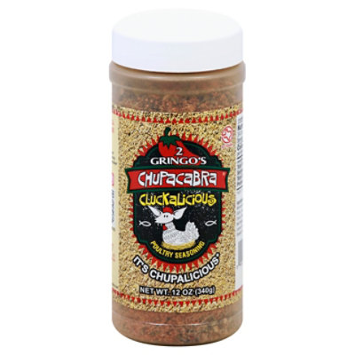 2 Gringos Chupacabra Cluckalious Poultry Seasoning - 12 OZ - Image 1