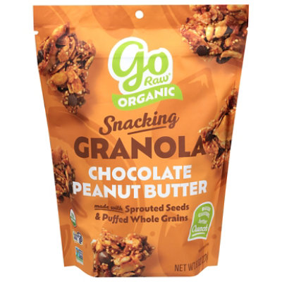 Go Raw Organic Chocolate Peanut Butter Snacking Granola - 8 Oz - Image 2