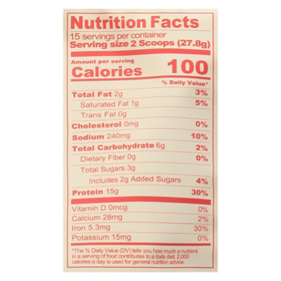 Bbfl Plant Protein Powder Turmeric - 20.6 OZ - Image 4